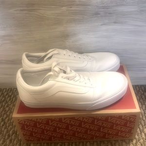 all white vans size 8 never been worn